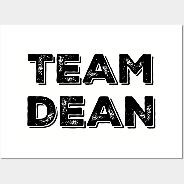 Team Dean Wall Art by Stars Hollow Mercantile